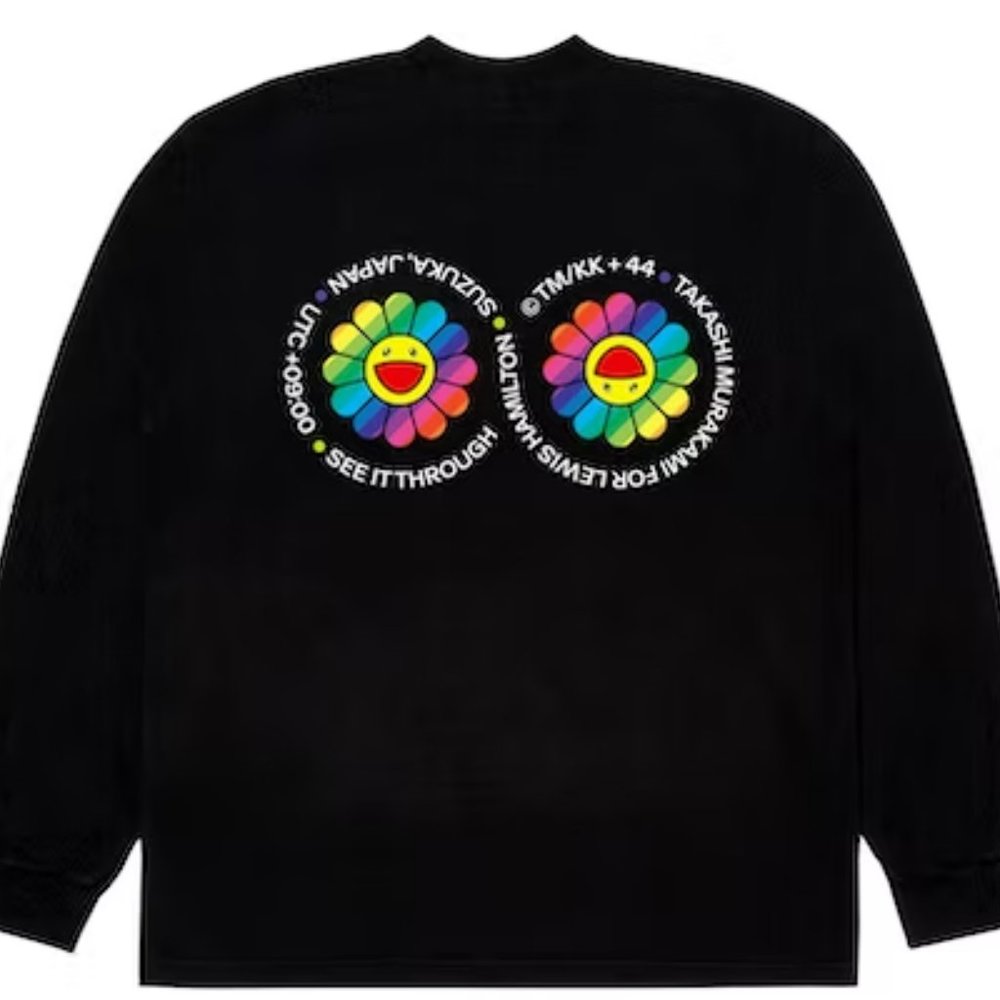 Takashi Murakami Lewis Hamilton Speedway Longsleeve T-shirt